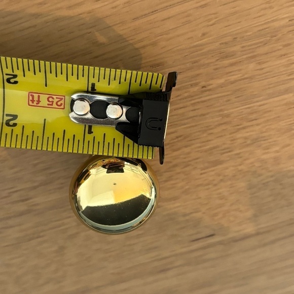 Set of 2 cabinet door knobs Solid brass. New - Picture 7 of 9